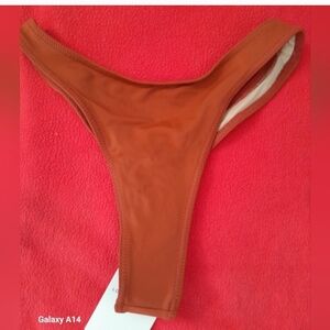Women's Swim Bottom in Rust by [Brand]